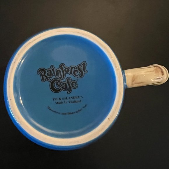Rainforest Cafe Trading Company Ceramic Mug  3D Embossed  Logo - Picture 5 of 6
